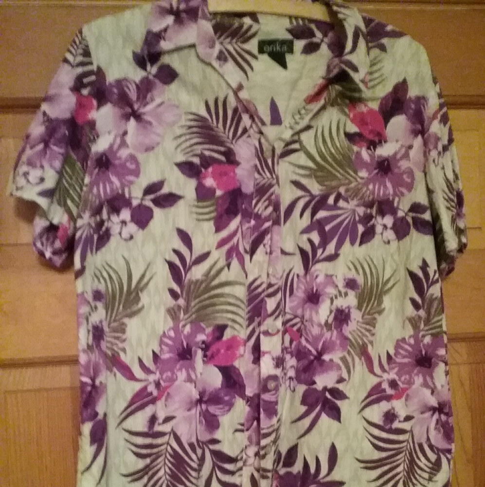 Tropical Flowered Shirt